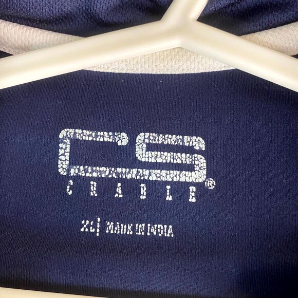 UCONN Mens Navy Embroidered Polo Athletic Material CS Crable Size XL - Picture 4 of 11